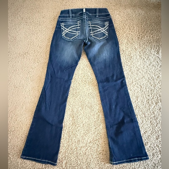 R.E.A.L. Mid Rise Stretch Entwined Boot Cut Jean - Picture 8 of 9